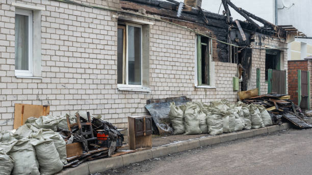 Professional Soot Cleanup technician working in Louisville, OH